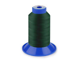 Nitě elastické Sabaflex 120; 1500 m - 5 ks - 216 zelená tmavá