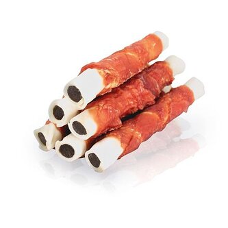 KIDDOG BUFFET kachní prsa na bůvolím válečku 17cm/60g, plněném kuřecími játry - 1ks