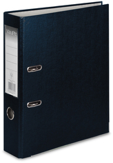 Segregator A4-75mm dźwig. z listwą Biznes czarny, VauPe