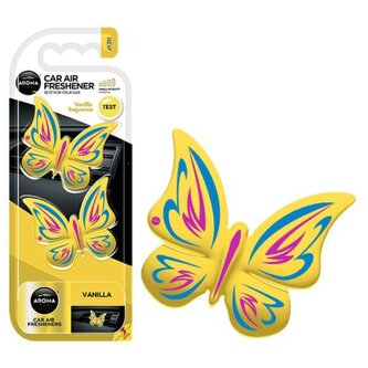 Osvěžovač Aroma Car Motýl Vanilla - Vanilka