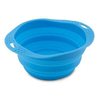 Miska pro psa, cestovní, BecoBowl Travel-blue M, EKO