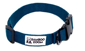 Bamboo Zoom Obojek pro psy modrý S