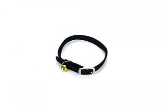 Beeztees Obojek pro kočky nylonový černý 6-29cm x 10mm Beeztees Obojek pro kočky nylonový černý 6-29cm x 10mm