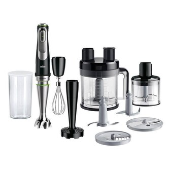 Braun MultiQuick 9 MQ9187XLI tyčový mixér, 1200 W, plynulá regulace rychlostí, SplashControl Braun MultiQuick 9 MQ9187XLI tyčový mixér, 1200 W, plynulá regulace rychlostí, SplashControl