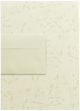 Papeteria kremowa  A4 Liana 20ark+DL,10szt, Galeria Papieru