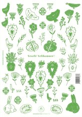 Be Nice Samolepky Velikonoční zelené