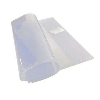 Karton P+P - univerzální obal na sešit se samolepícím proužkem, čirý, PP, 252 × 450 mm - 10 ks