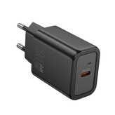 Cestovní nabíječ HOCO N62 1x USB C, QC 3.0 PD 30W, barva černá
