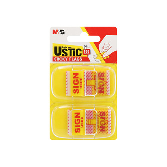 Lepicí záložky M&G plastové 44x25 mm