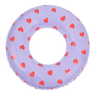 Nafukovacie koleso Hearts transparent 90 cm