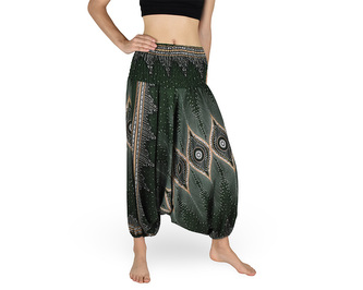 Harémové kalhoty aladin NATSU, krásnoočko, světle khaki-béžová, bez šňůrky