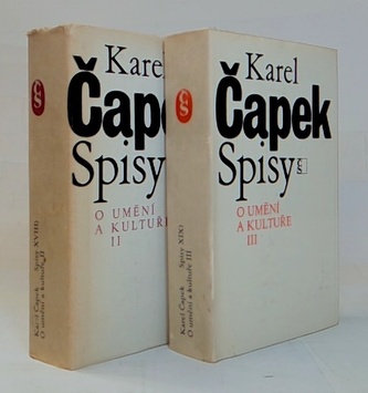 Karel Čapek spisy- o umění a kultuře II-III