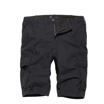 Kraťasy Vintage Industries Kirby - antracitové, 32