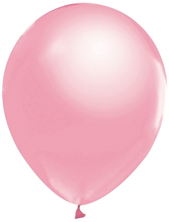 Balony Beauty&Charm, metaliki różowe 12" op. 10 szt., GoDan