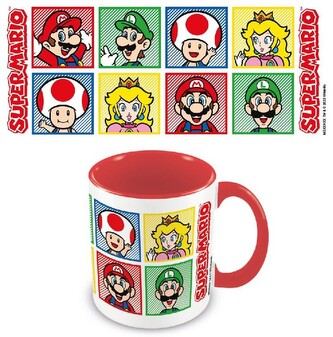 Hrnek Super Mario - Red Coloured Inner, 0,315 l