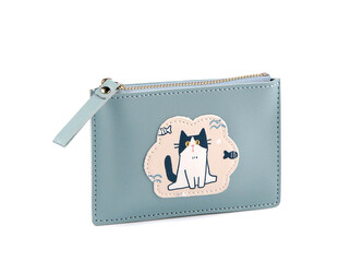 Peněženka / pouzdro na karty a peníze 9x14 cm - 1 ks - 2 modrá ledová