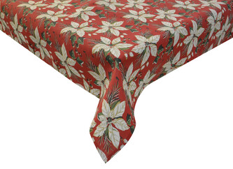 Vánoční ubrus na stůl NATALE MAGIC I. červená motiv D 130x230 cm Mybesthome
