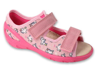 063X019 26 SUNNY dívčí sandálky Befado jednorožci 063X019_30