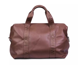 Přebalovací taška Mommy Bag Signature Vegan Leather Dark Brown