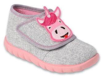 454P035 20 - dívčí bačkorky Befado SZ, jednorožec 454P035_24