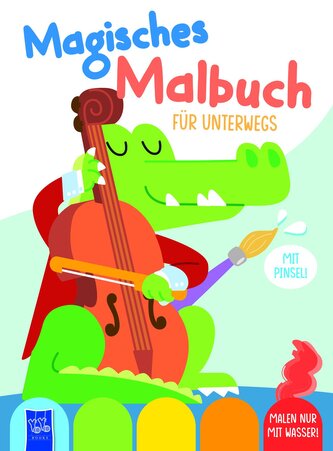 Magisches Malbuch für unterwegs - Cover Krokodil