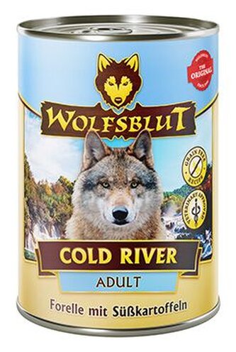 Wolfsblut Dog Adult Cold River konz. 395g Wolfsblut Dog Adult Cold River konz. 395g