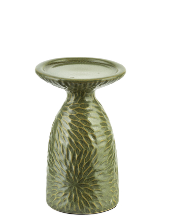 YARINE GREEN Świecznik 10,5x8,5x16,5cm