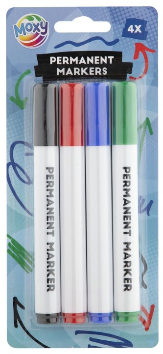 Permanentní fixy, značkovače - 4 ks