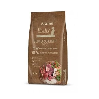 Fitmin Dog Purity Rice Senior & Light Venison & Lamb 2 kg