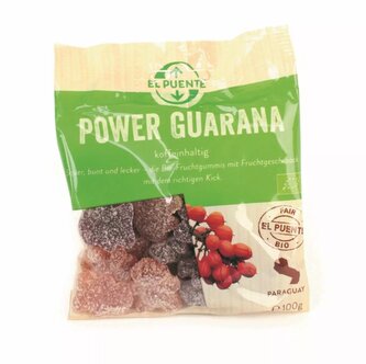 El Puente Bio želatinové bonbóny s guaranou 100 g