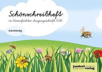 Schönschreibheft in VA - linkshändig - Vereinfachte Ausgangsschrift