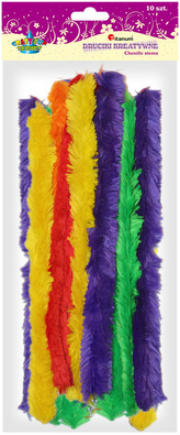 Wyciorki jasne kolory 3 x 30 cm op. 10 szt. Titanum