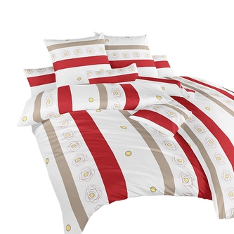 Dadka Povlečení krep Tokio červené 140x200, 70x90 cm Dadka Povlečení krep Tokio červené 140x200, 70x90 cm