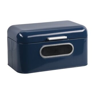 Chlebník 30 x 15,4 x 18 cm, nerez, modrý KESPER 18051