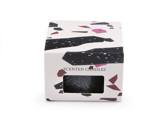 Vonná svíčka ve skle 70 g - 1 ks - 4 šedá