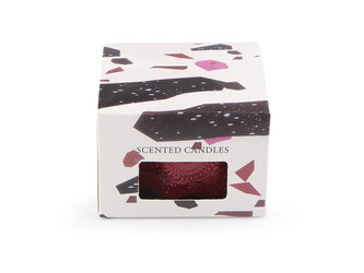 Vonná svíčka ve skle 70 g - 1 ks - 2 červená