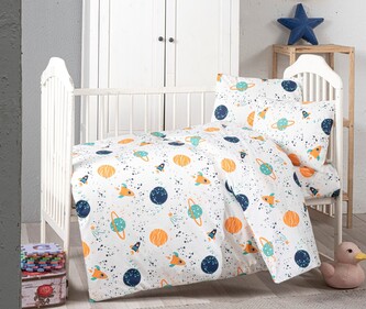 Bavlněný povlak na polštář 30x40cm s dětským motivem Vesmír