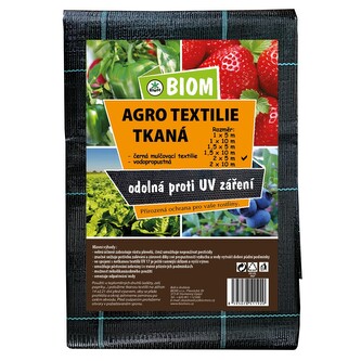 Agro textílie tkaná černá 2 x 5 m"
