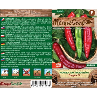 Paprika zel. - sl. TONGUA F1_15 s