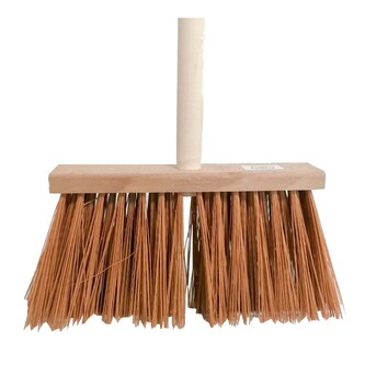 Koště zatloukané PVC s násadou, 25 cm