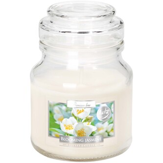 Svíčka vonná - sklo s pokl. 120 g, jasmín