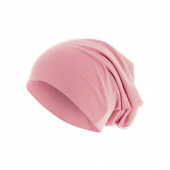 Čepice zimní MSTRDS Pastel Jersey Beanie - růžová