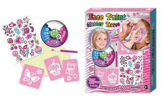 Obličejové barvy - Třpytivé tetování