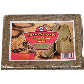 Jutový pytel 30 kg 80 x 50 cm 1 ks"