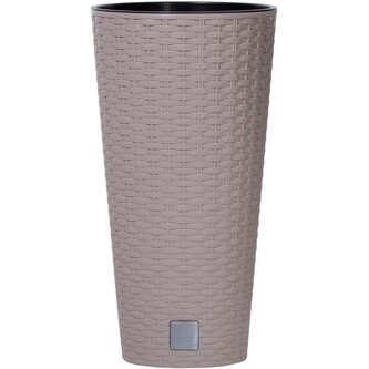 Květináč RATO TUBUS, vklad - mocca 20 cm