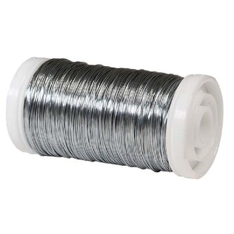 Vázací drátek myrtový - 0,35 mm, 100 g, stříbrný