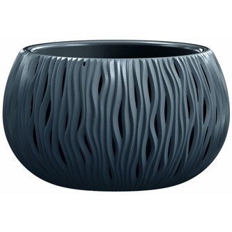 Květináč SANDY BOWL, vklad - antracit 23,8 cm