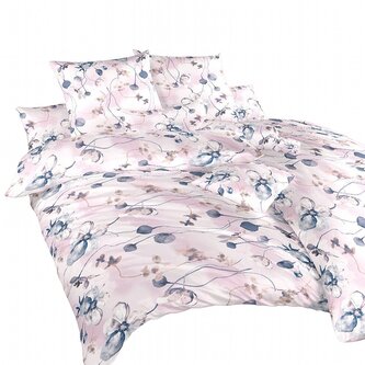 Dadka Povlečení bavlna Bloom elegance pudrová 200x220, 2x70x90 cm