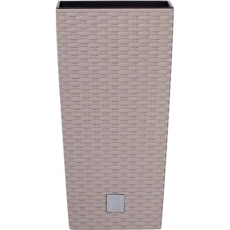 Květináč RATO SQUARE, vklad - mocca 17 cm