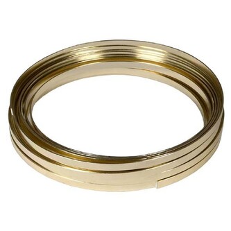 Vázací pásek alu. - 1 x 5 mm, 10 m, šampaňský